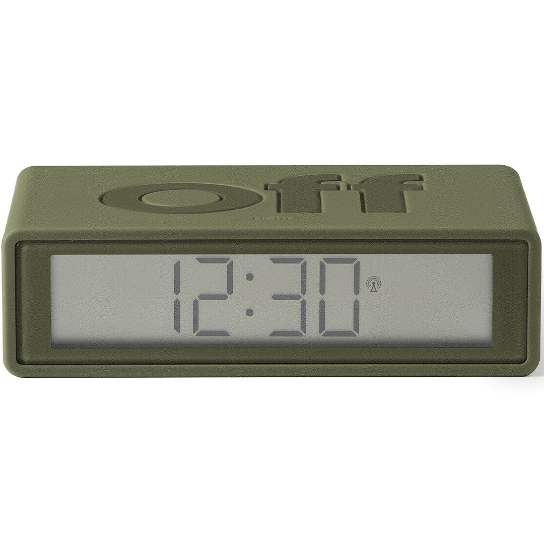 Lexon flip classic digitale wekker - khaki
