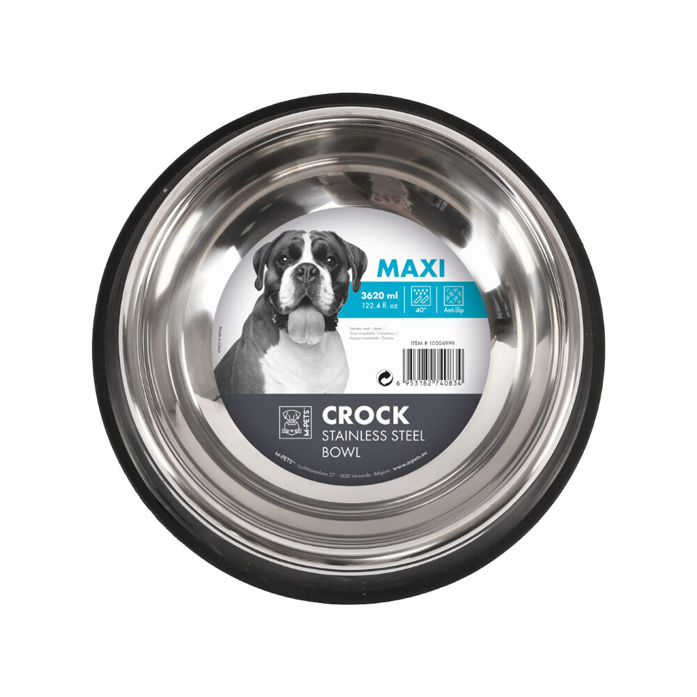 M-Pets Crock Eet- en Drinkbak
