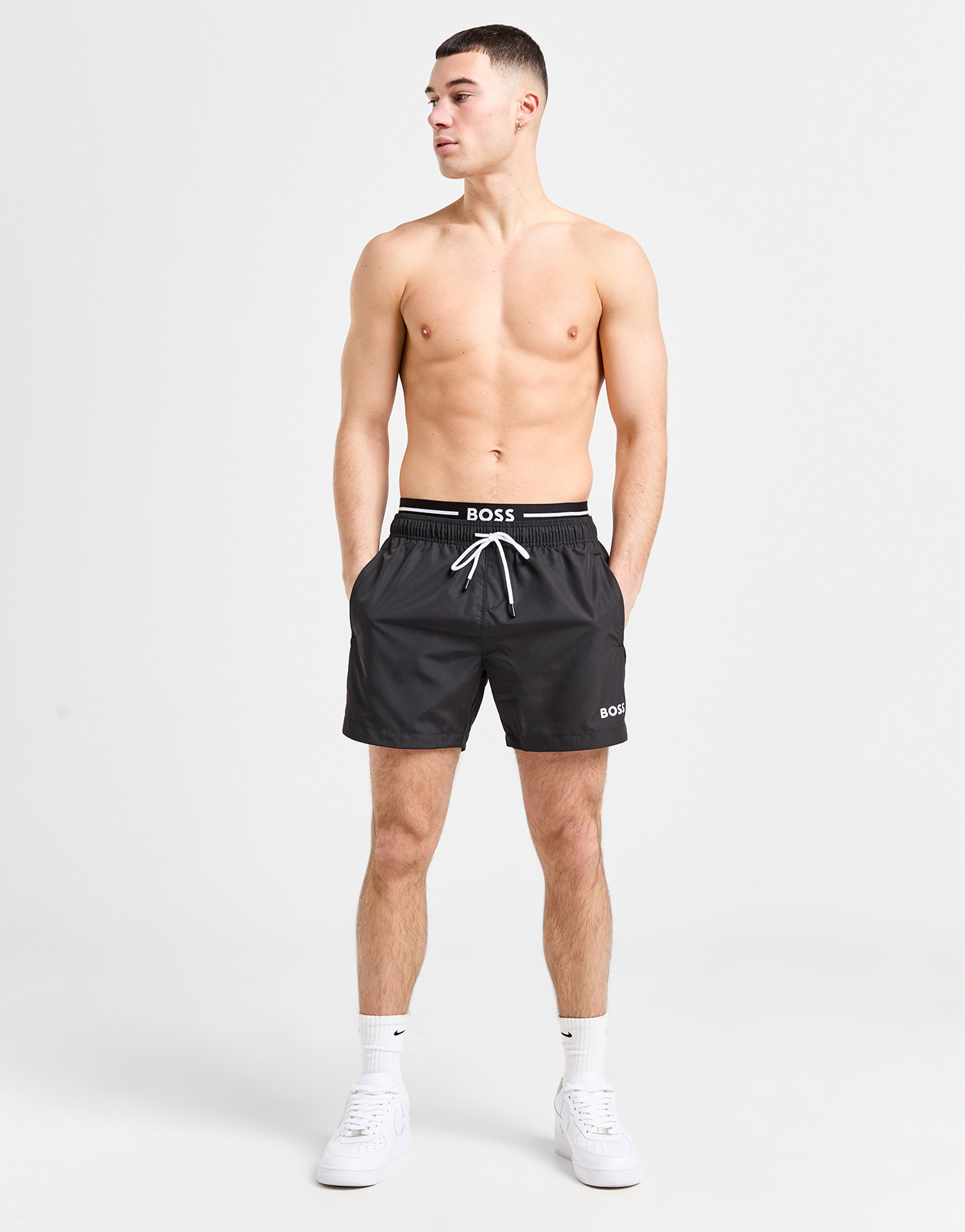 BOSS Short de bain Amur Double Waistband Homme