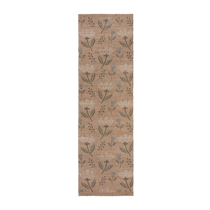 Jute loper - Amilio Floral Naturel