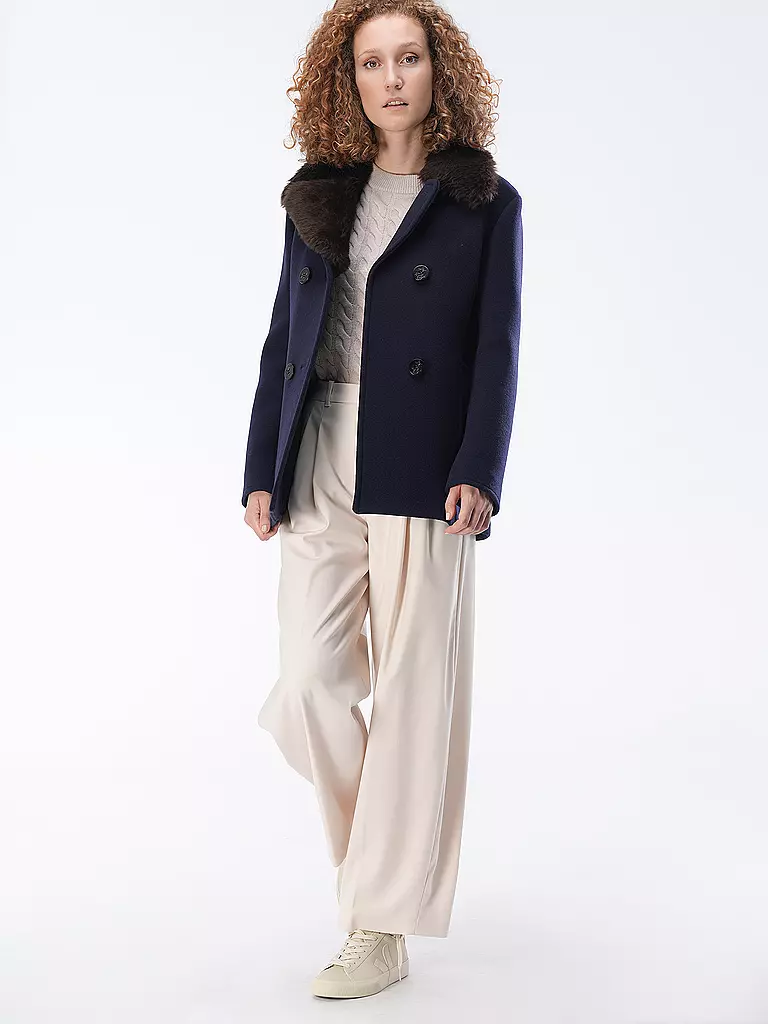 TORY BURCH Wolljacke dunkelblau