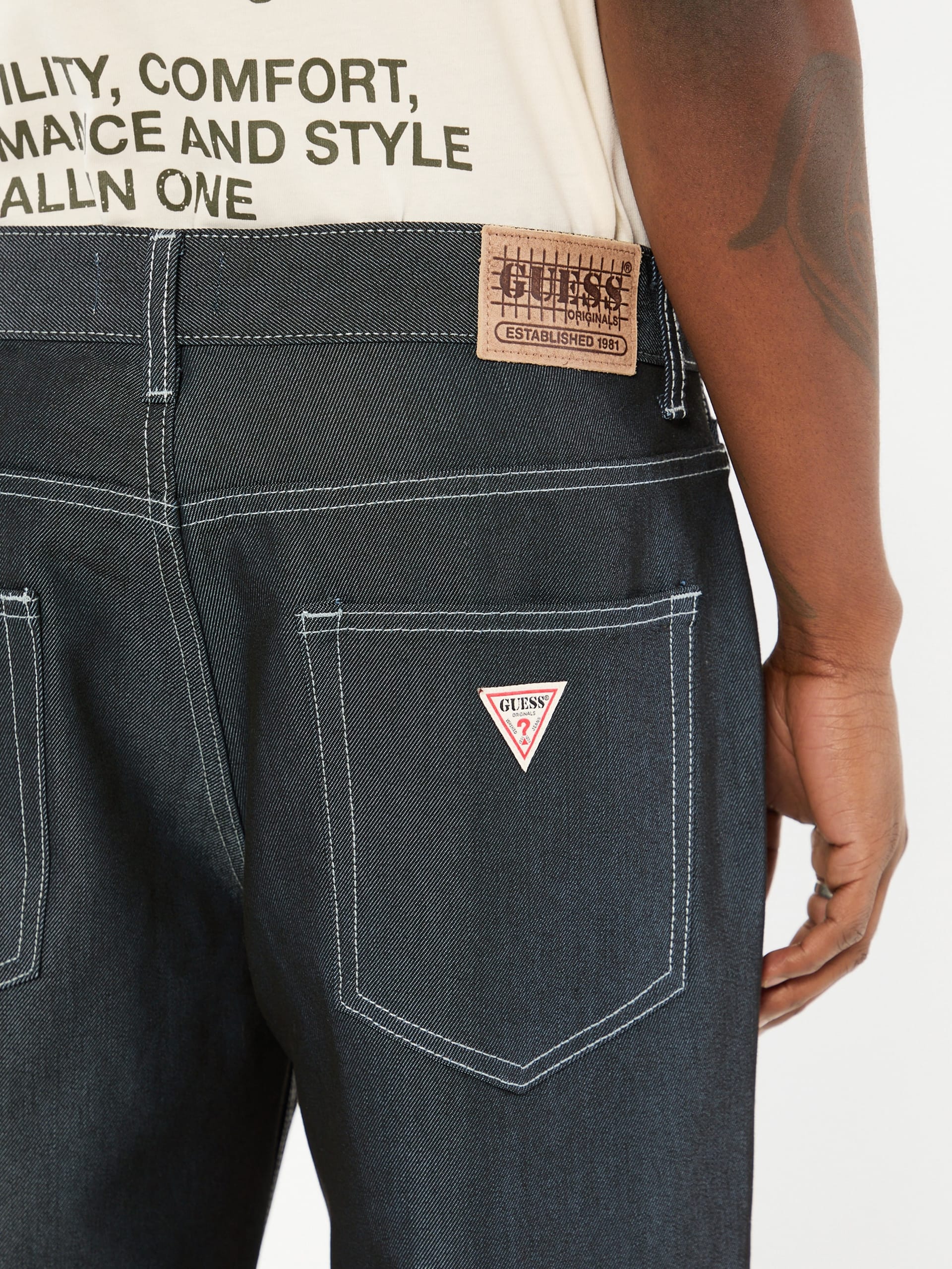 Calça jeans folgada Kit Originals da GUESS