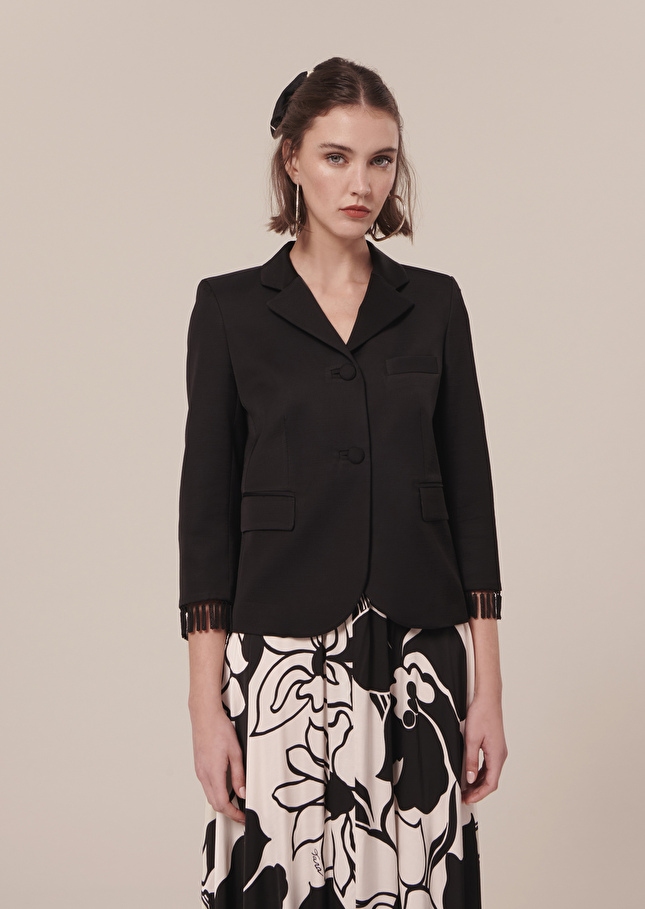 Veste Valensolenoire satinée