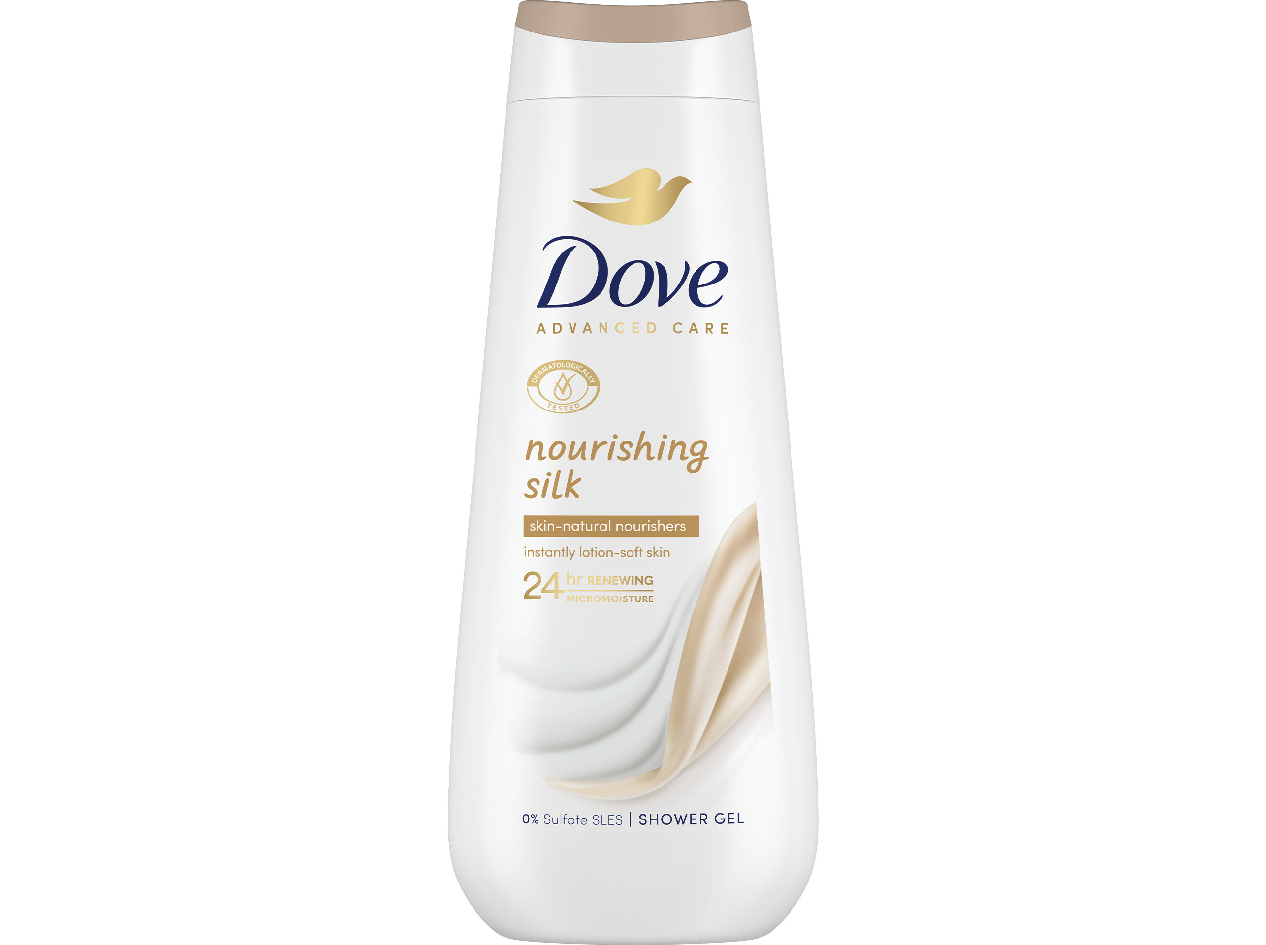 GEL BANHO DOVE ADVANCED NOURISHING SILK 600ML