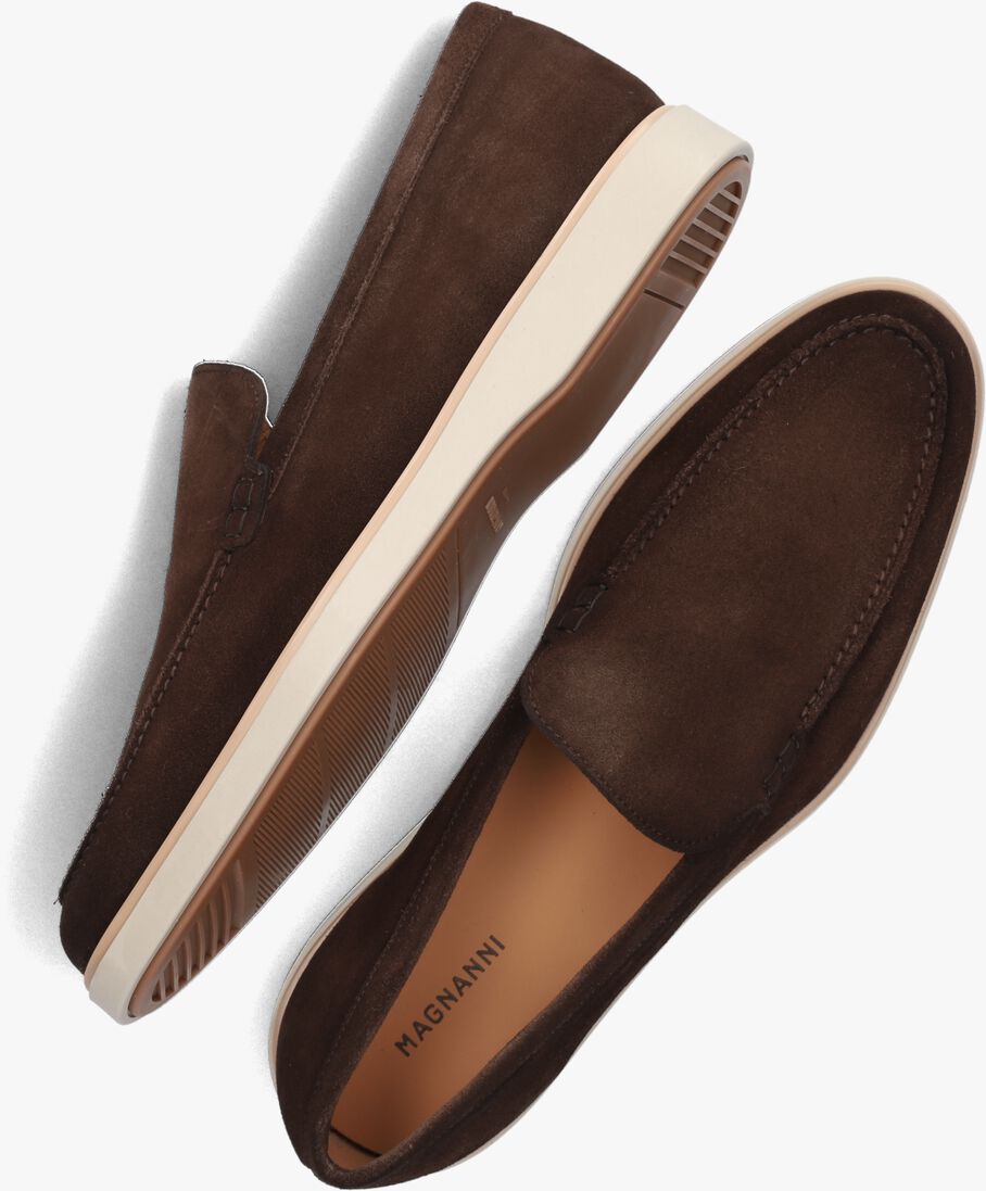 bruine magnanni loafers 25117