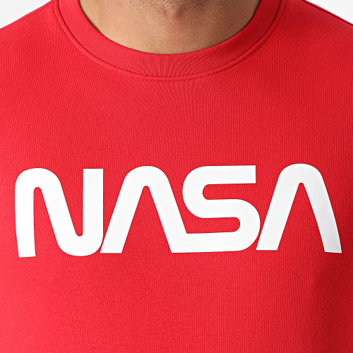 Sweat Crewneck Worm Logo Rouge