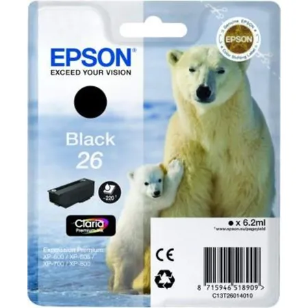 Epson Inkjetpatrone Nr. 26 Multipack T261, 4-farbig