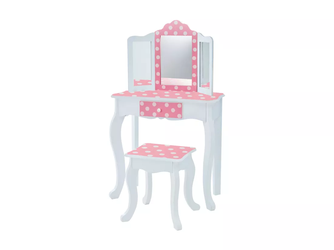 Coiffeuse en bois table maquillage