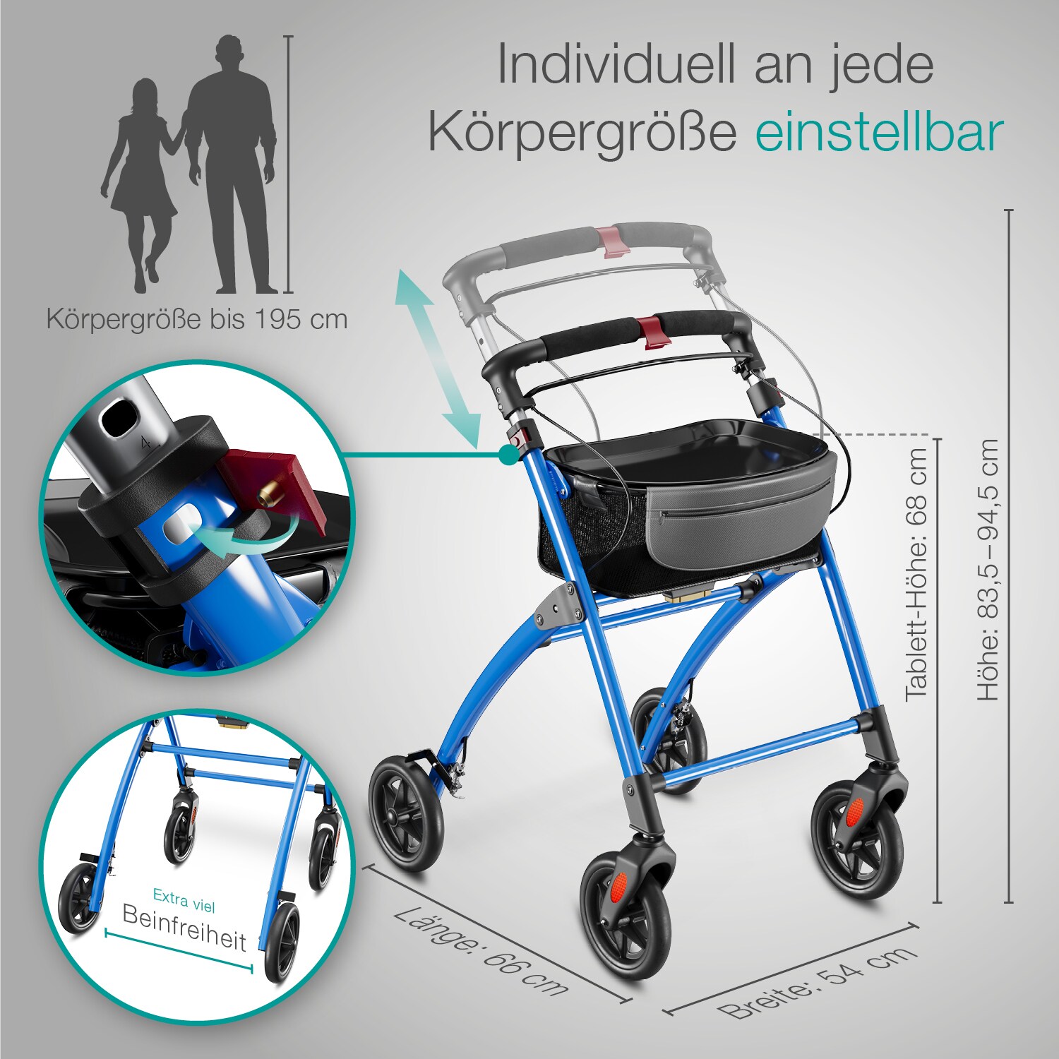 aktivshop Wohnungsrollator Premium