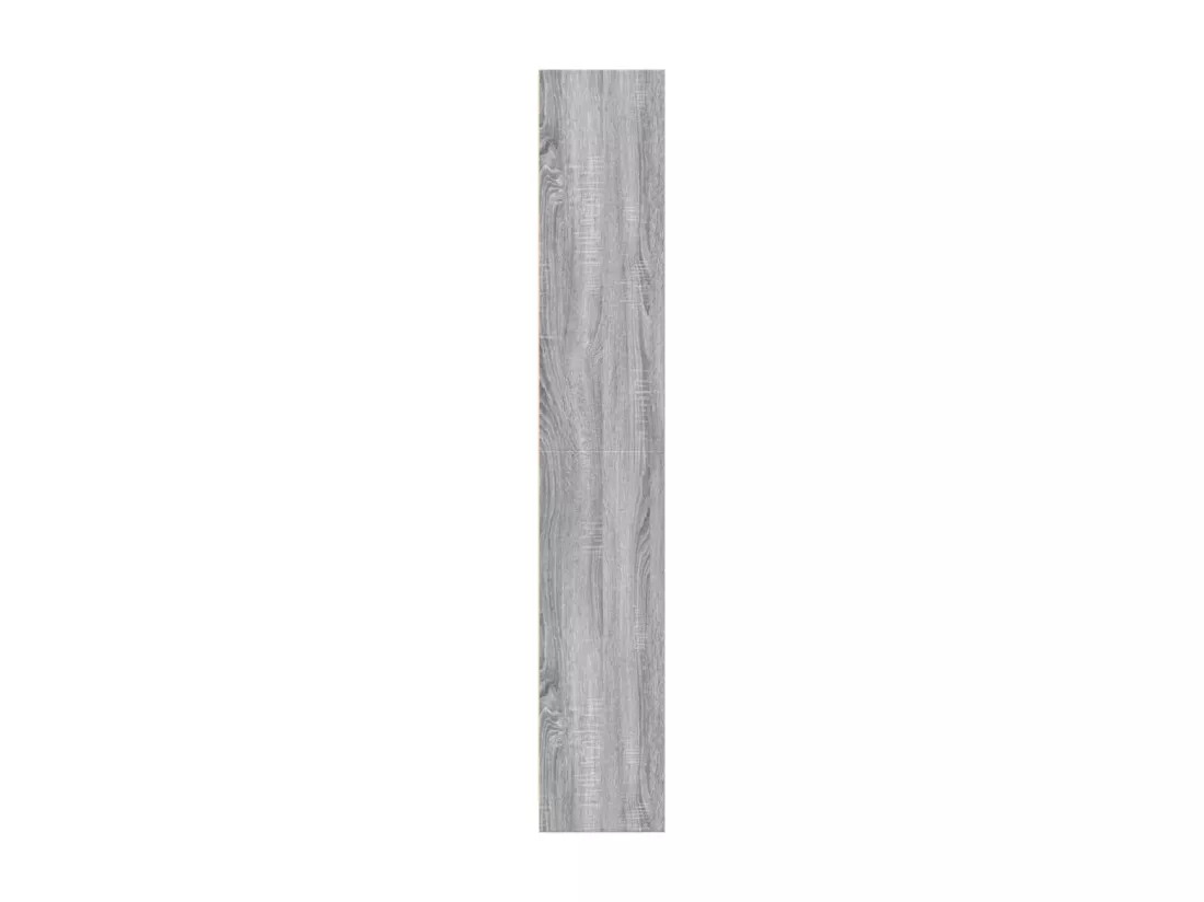 Bibliothèque sonoma gris 57x28,5x174 cm bois d'ingénierie