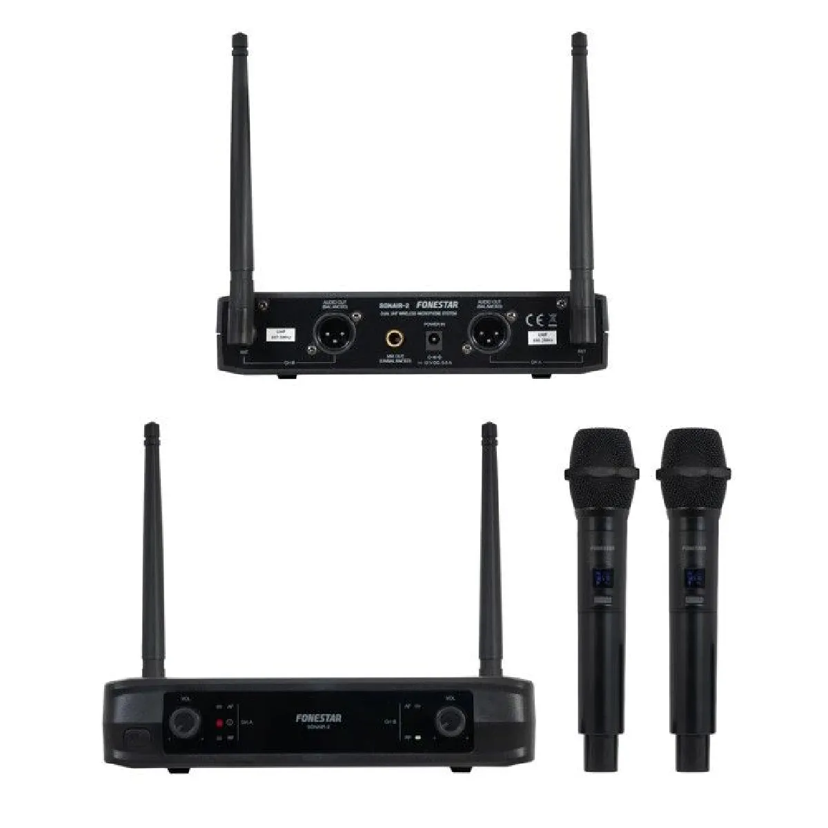 Fonestar PRO Double à main UHF