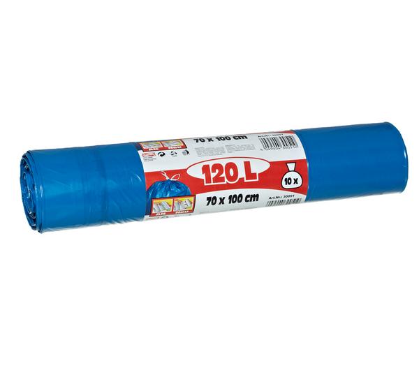 Jufol Müllbeutel Zugbandsack, 120 l, 10 Stk.