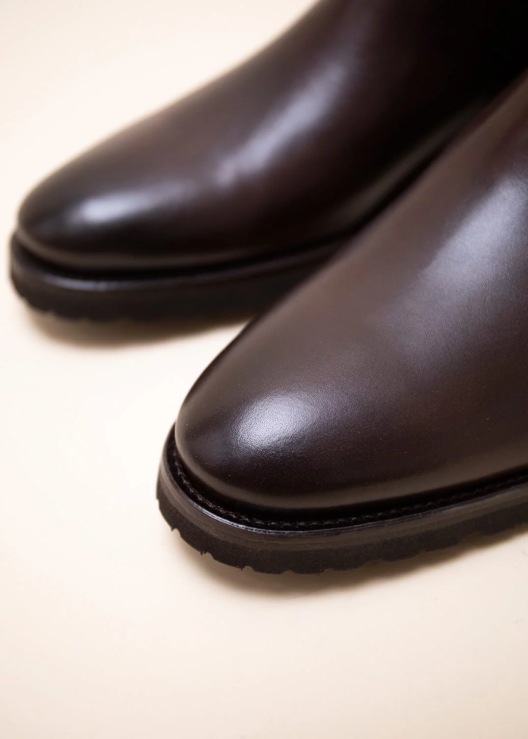 CHELSEA BOOTS PATRIZIO CUIR MARRON
