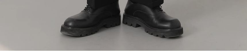 Remeefa - Mid Rise Plain Straight Leg Broek