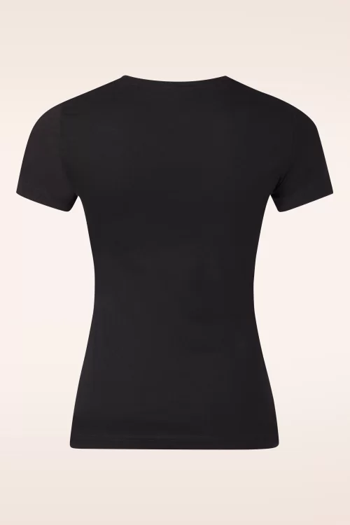 PinRock Love Your Skin T-Shirt in zwart