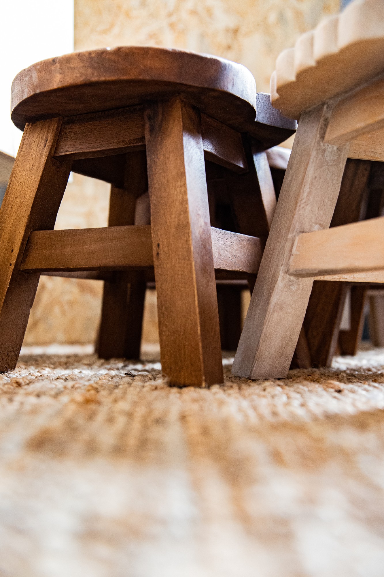 Hocker mit Katzenmotiv, T 25 cm, B 25 cm, H 25 cm von fischer's lagerhaus
