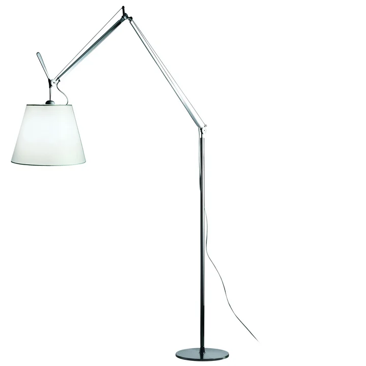 Artemide - Tolomeo, Mega Terra, Body mit Dimmer, alusilber