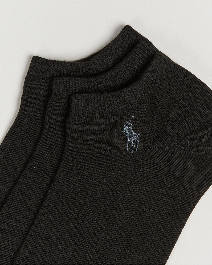 Polo Ralph Lauren 3-Pack Ghost Sock Black