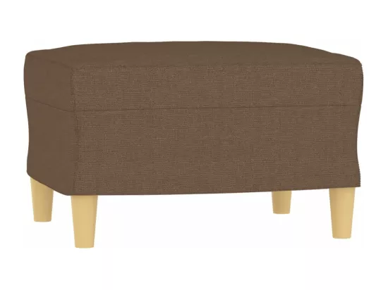 Repose-pied Marron 60x50x41 cm Tissu