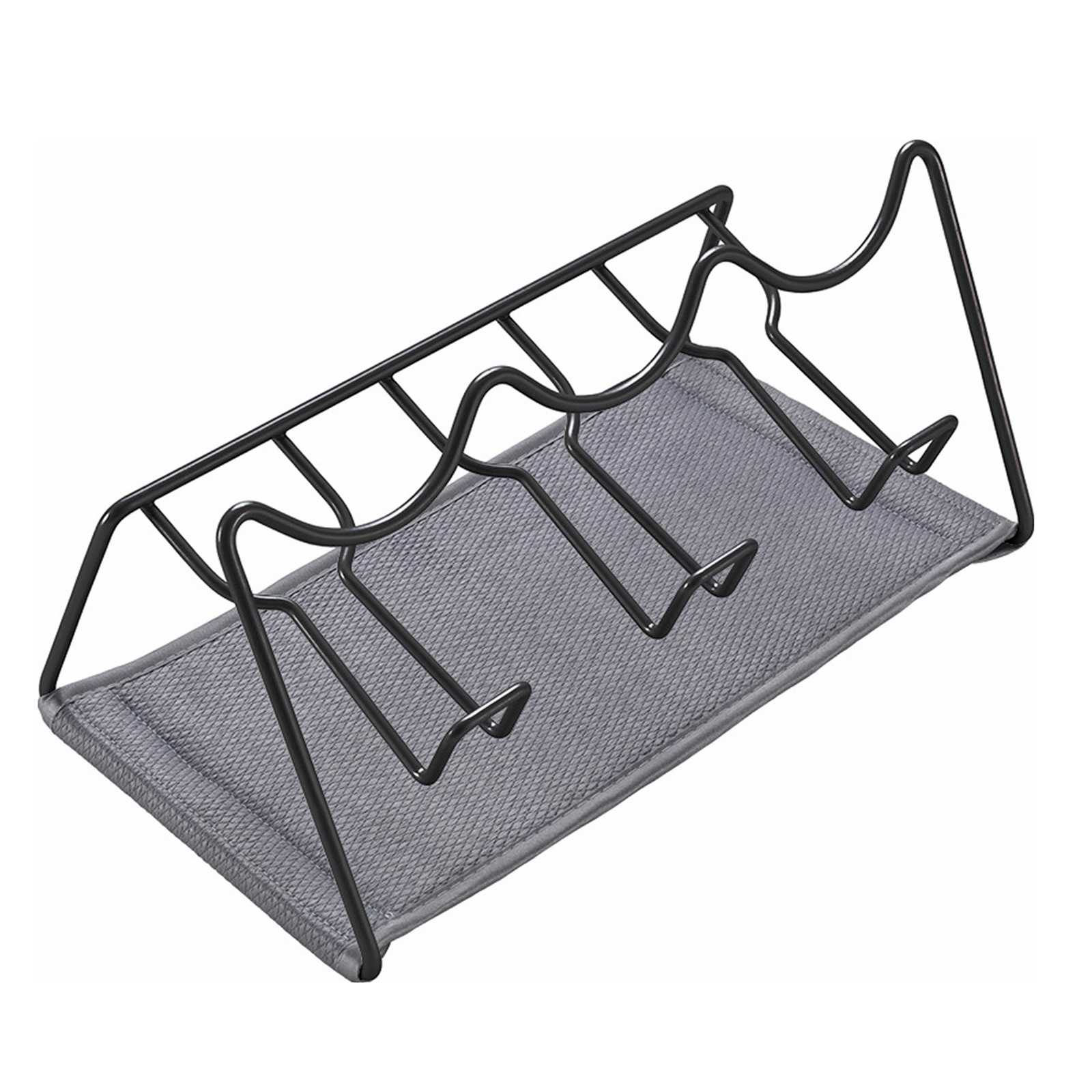 Abtropfgestell - schwarz - 30x17 cm