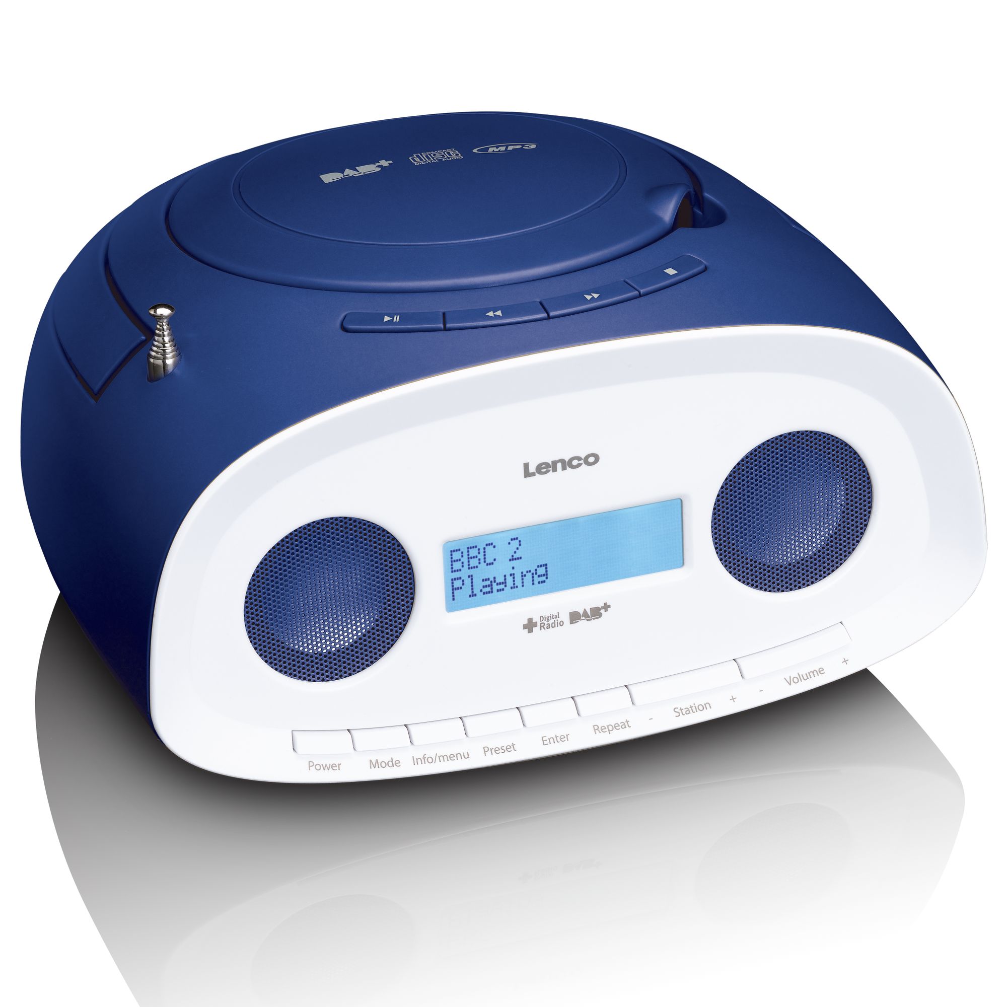 Lenco SCD-69BU Draagbare DAB+/FM radio