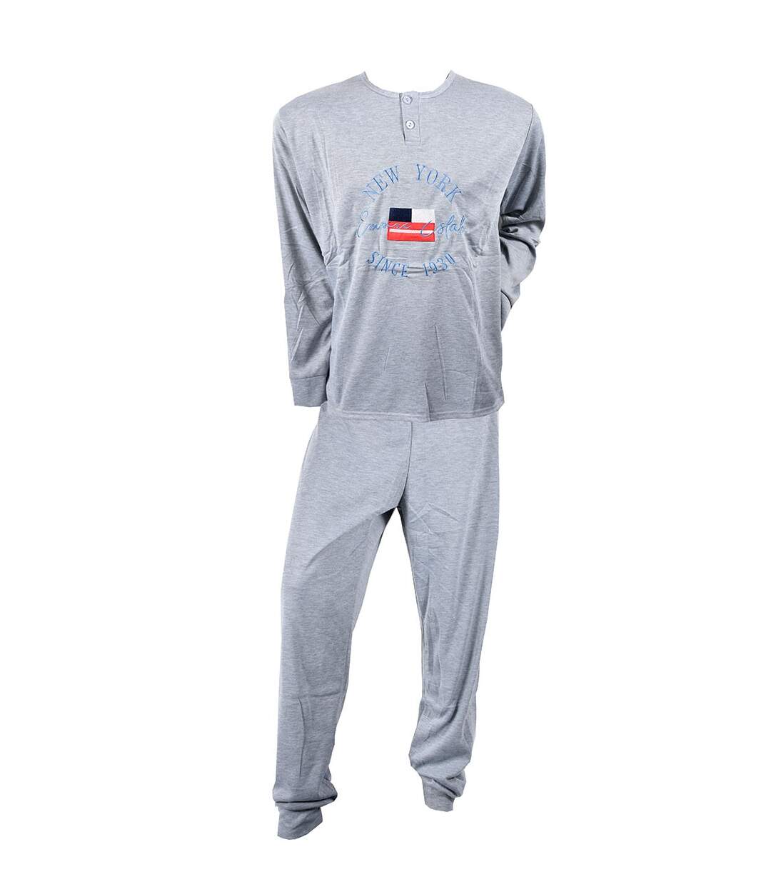 Pyjama Homme Long SWEET SECRET Q2752 NEW YORK GRIS