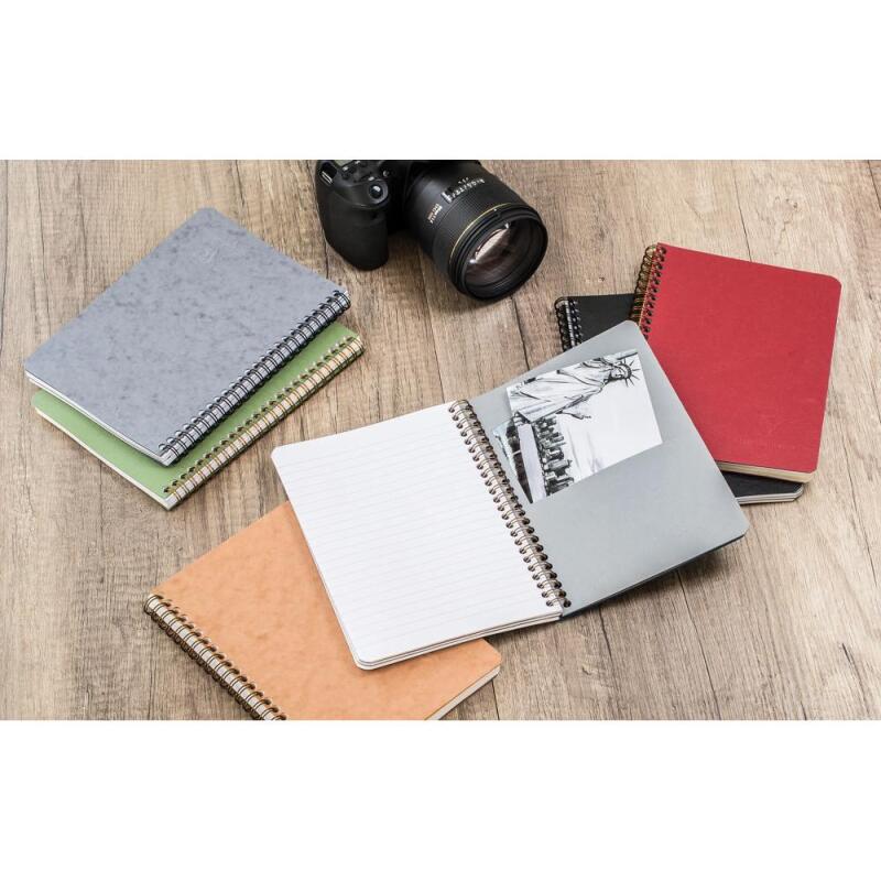 Carnet reliure intégrale à pochettes Age Bag A5 120 pages détachables ligné