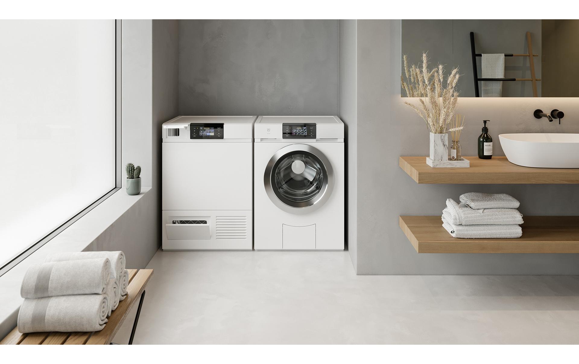 Wäschetrockner CombiAdoraTrocknen V4000 DualDry Links<br>Frontloader mit 7 kg Ladekapazität