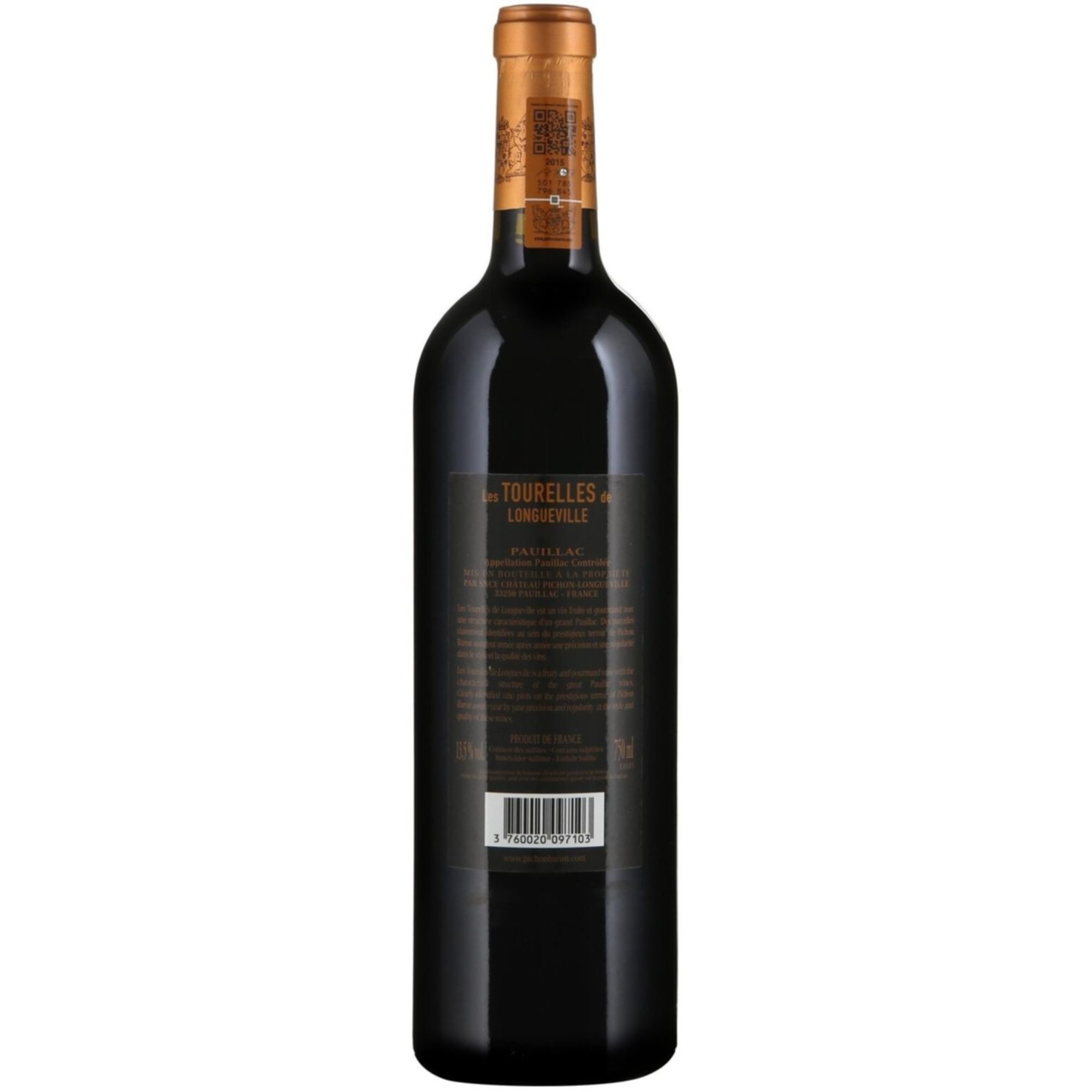 Les Tourelles de Longueville 2ème Vin du Château Pichon-Baron AC -75cl