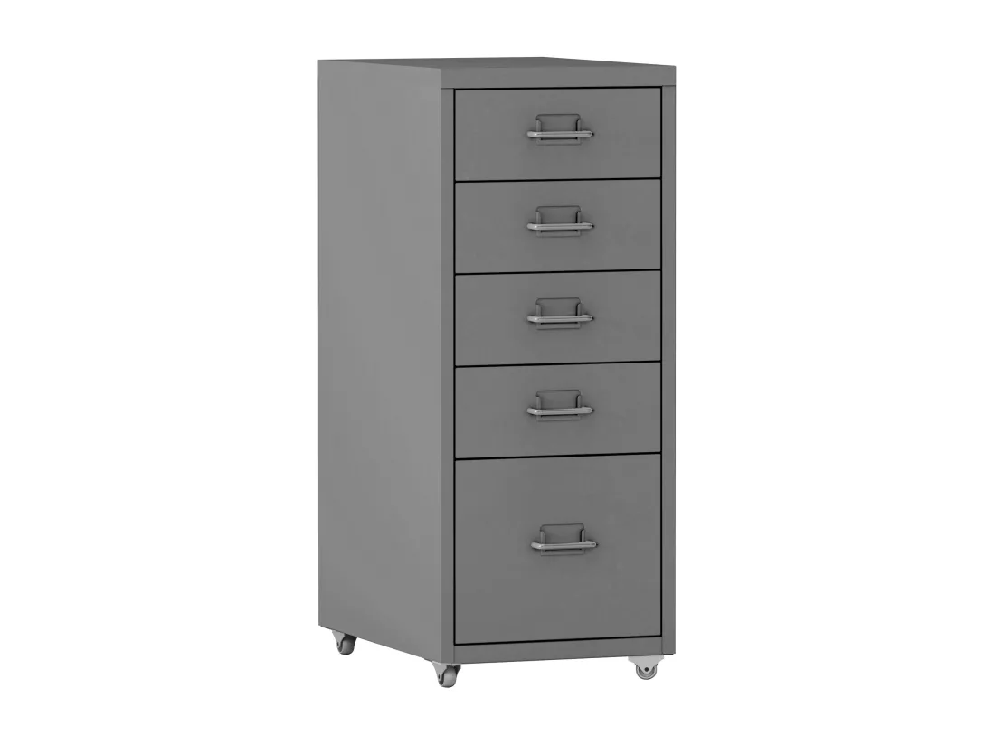 Caisson de bureau meuble grise 28 x 41 x 69 cm 03_0006329