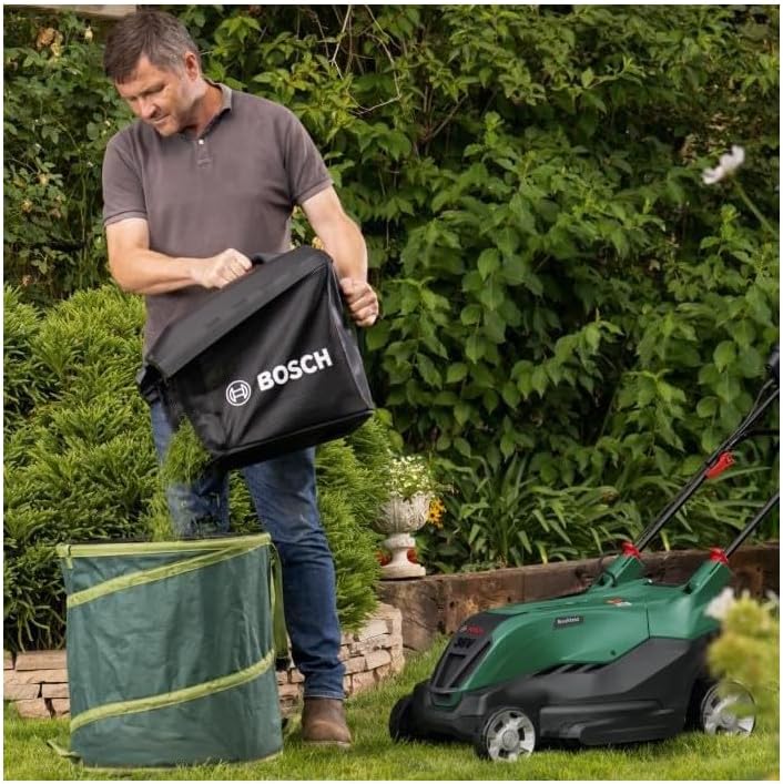 Bosch leistungsstarker Akku-Rasenmäher AdvancedRotak 36V-44-750 (zum Rasenmähen; 36-Volt-System; Schnittbreite: 44 cm; Set, mit 1x 4.0 Ah- Akku und Ladegerät)