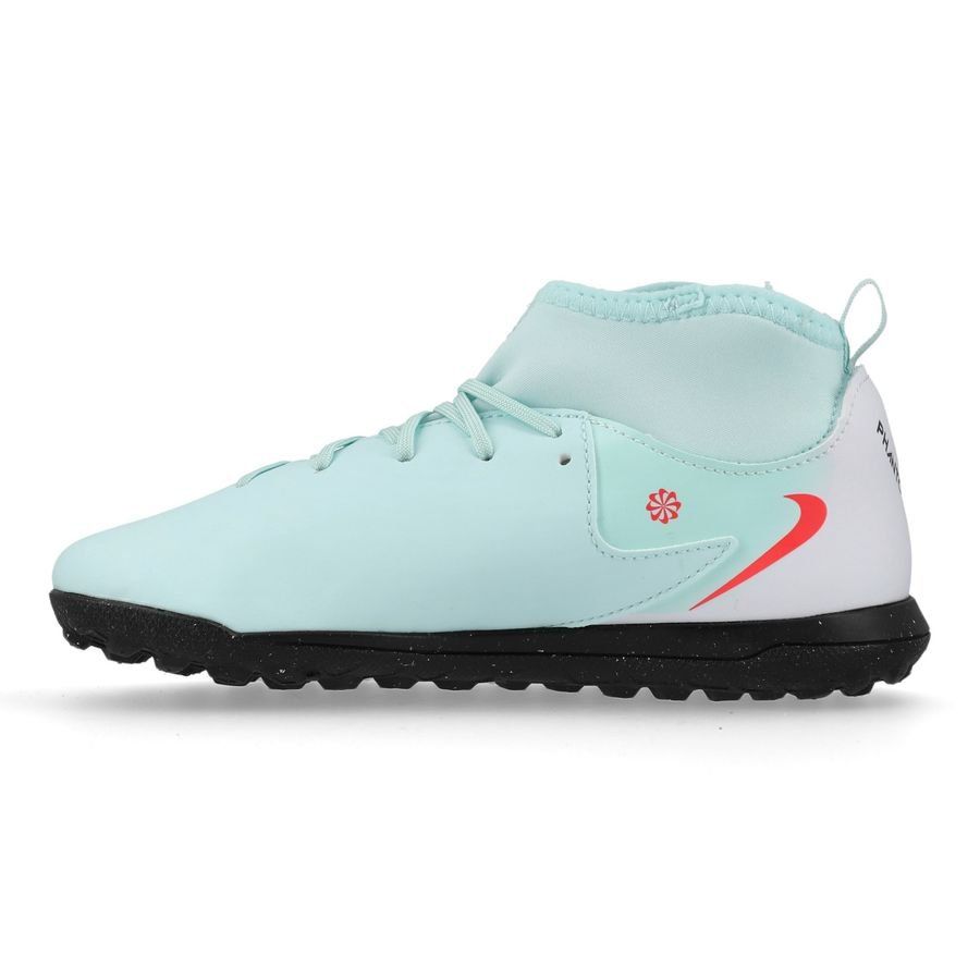 Nike Phantom Luna II Club TF Mad Energy - Turquoise/Atomic Red/Rouge Enfant