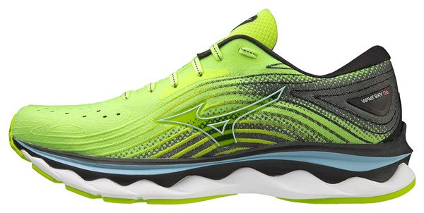 Chaussures de Running Mizuno Wave Sky 6 Vert Noir