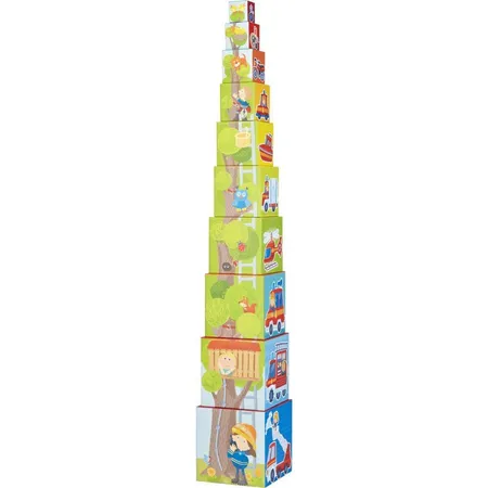 HABA 304238 Stapelwürfel Feuerwehr