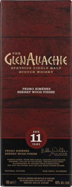 GLENALLACHIE 11 YEARS PX SHERRY WOOD FINISH 70CL