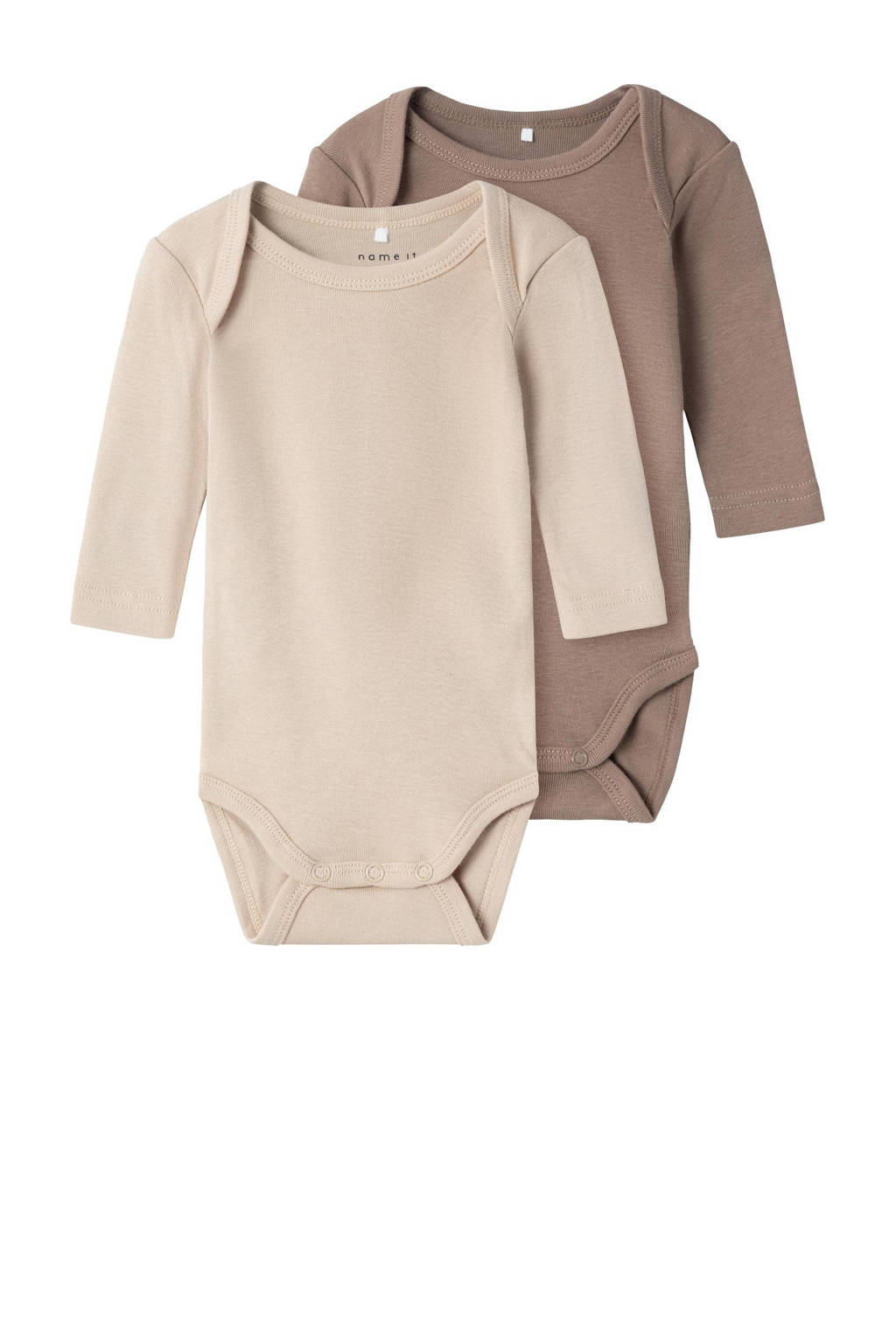 NAME IT romper NBNBODY - set van 2 beige/bruin