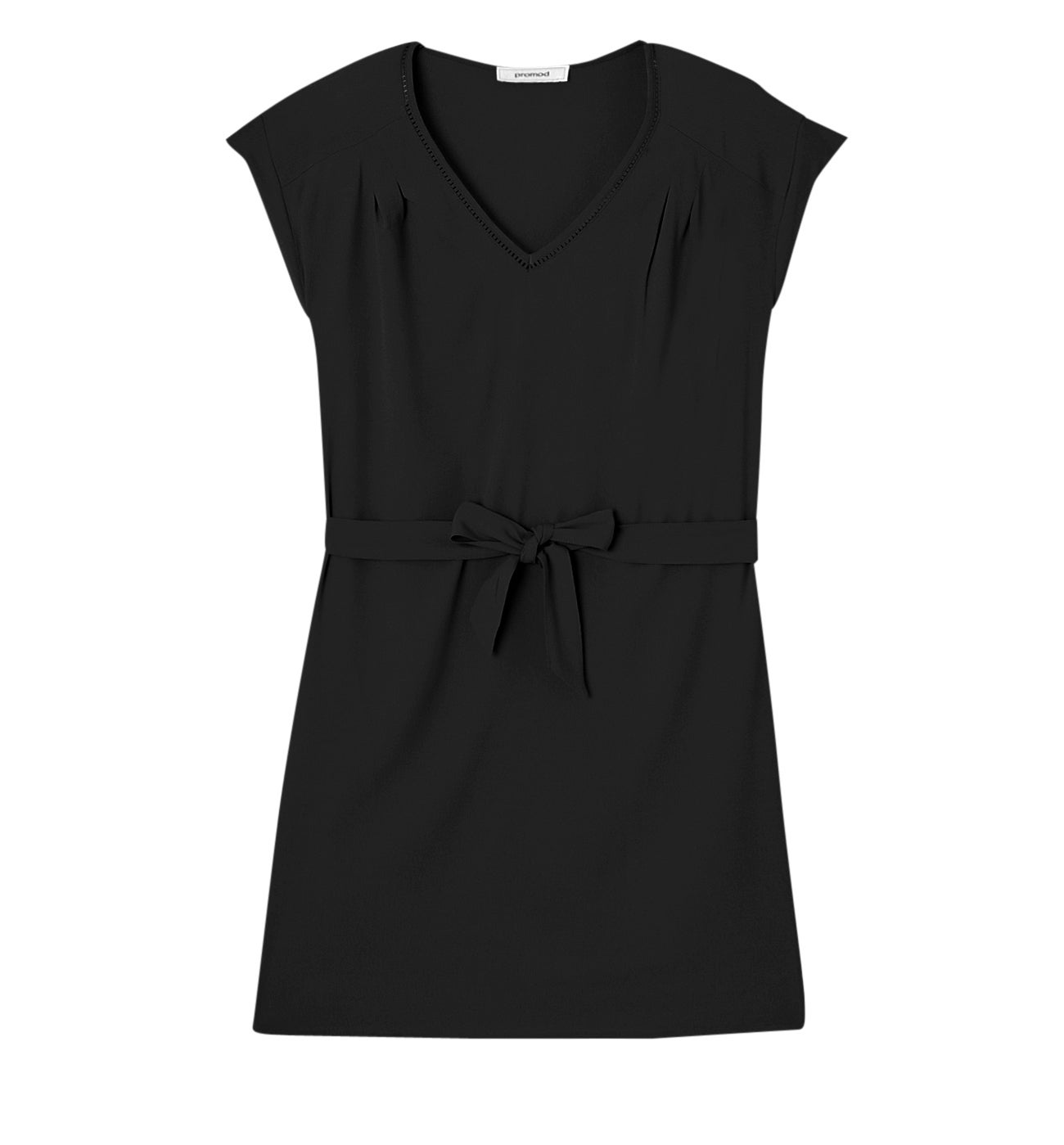 Robe courte unie Femme - Noir