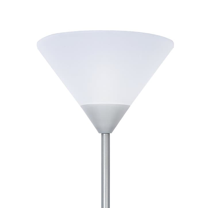 Lampadaire 2 ampoules E27 E14 IP20 gris