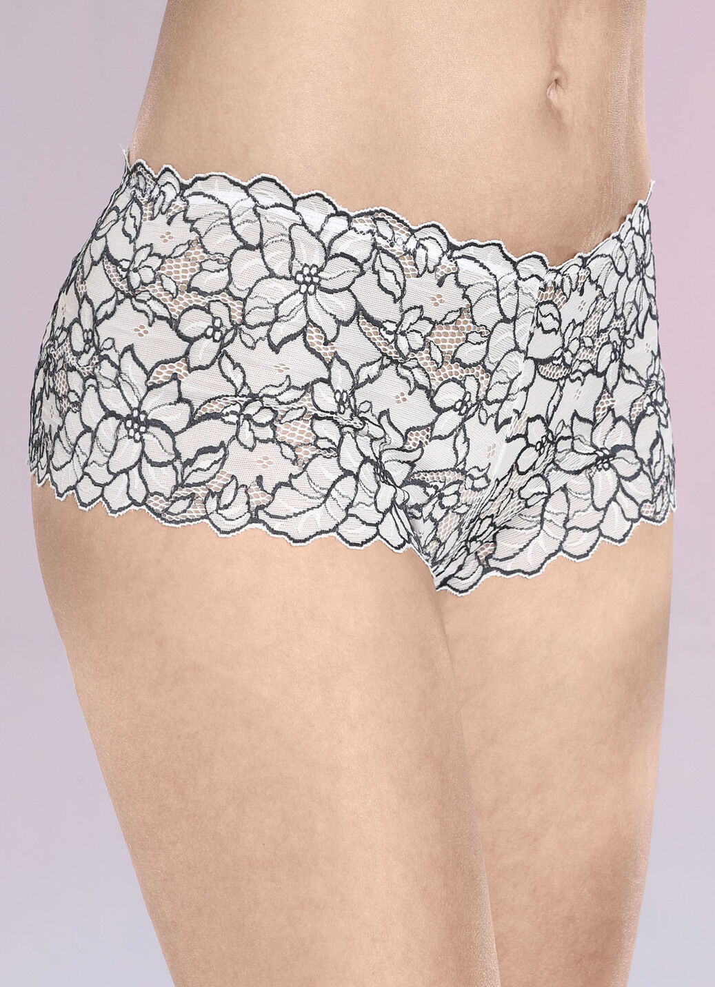 Zweierpack Pants aus elastischer Spitze