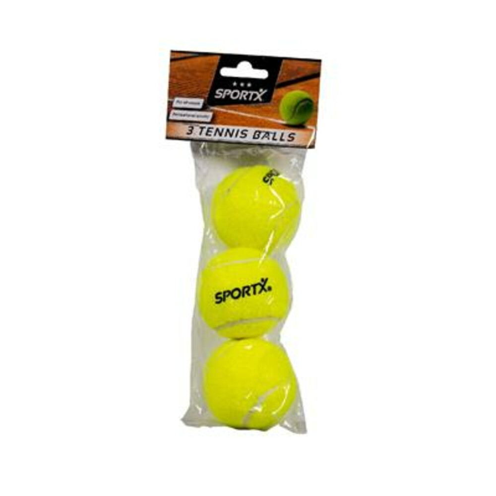 SportX Tennisballen 3 stuks