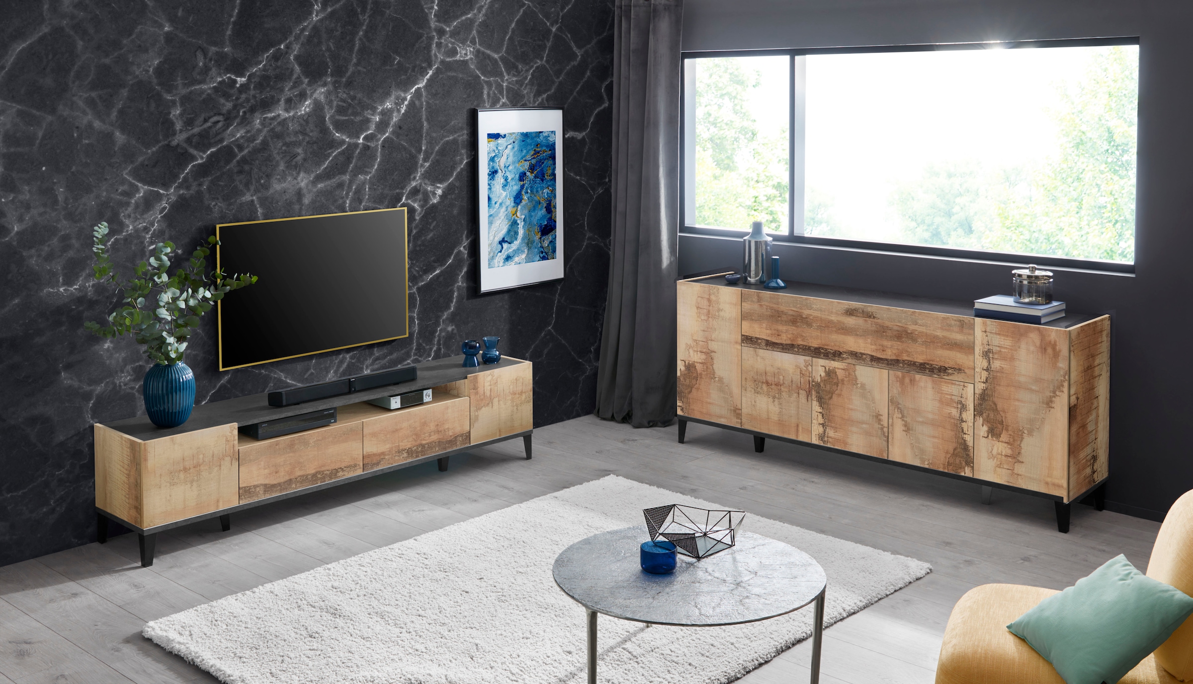 INOSIGN Lowboard »SunriseTV-Board, TV-Schrank« Breite 200 cm