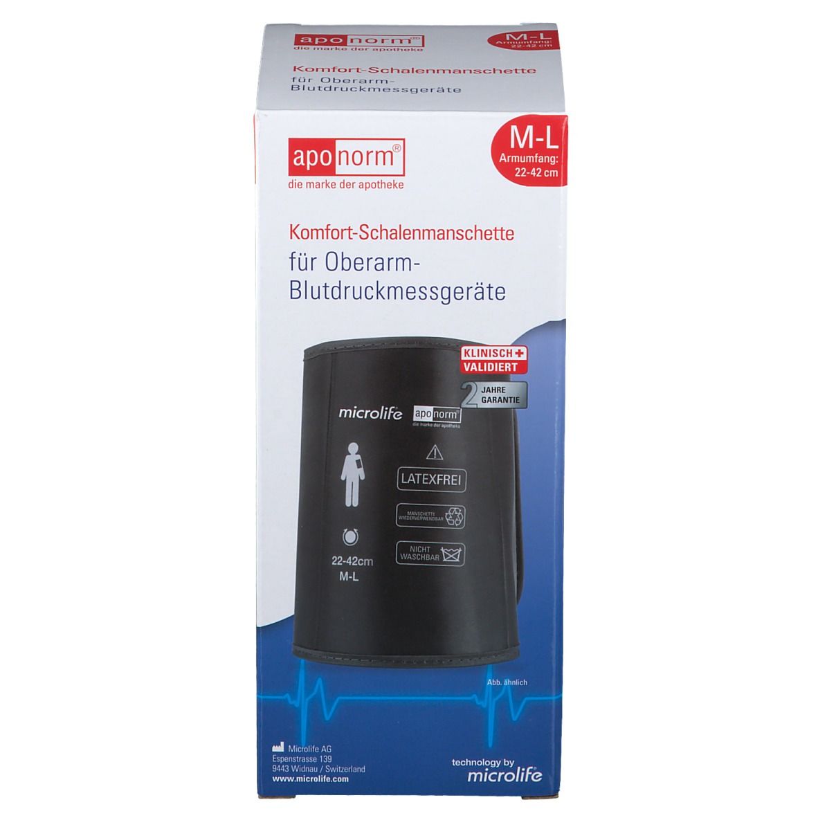aponorm® Oberarm Schalenmanschette M-L 22-42 cm