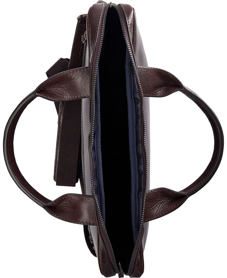 Leonhard Heyden L. HEYDEN ROMA ZIP-BRIEFCASE SLIM 1 COMP. Brown
