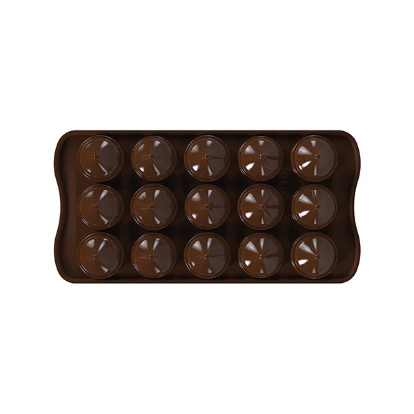 Moule en silicone 15 chocolats 3D Kiss Silikomart