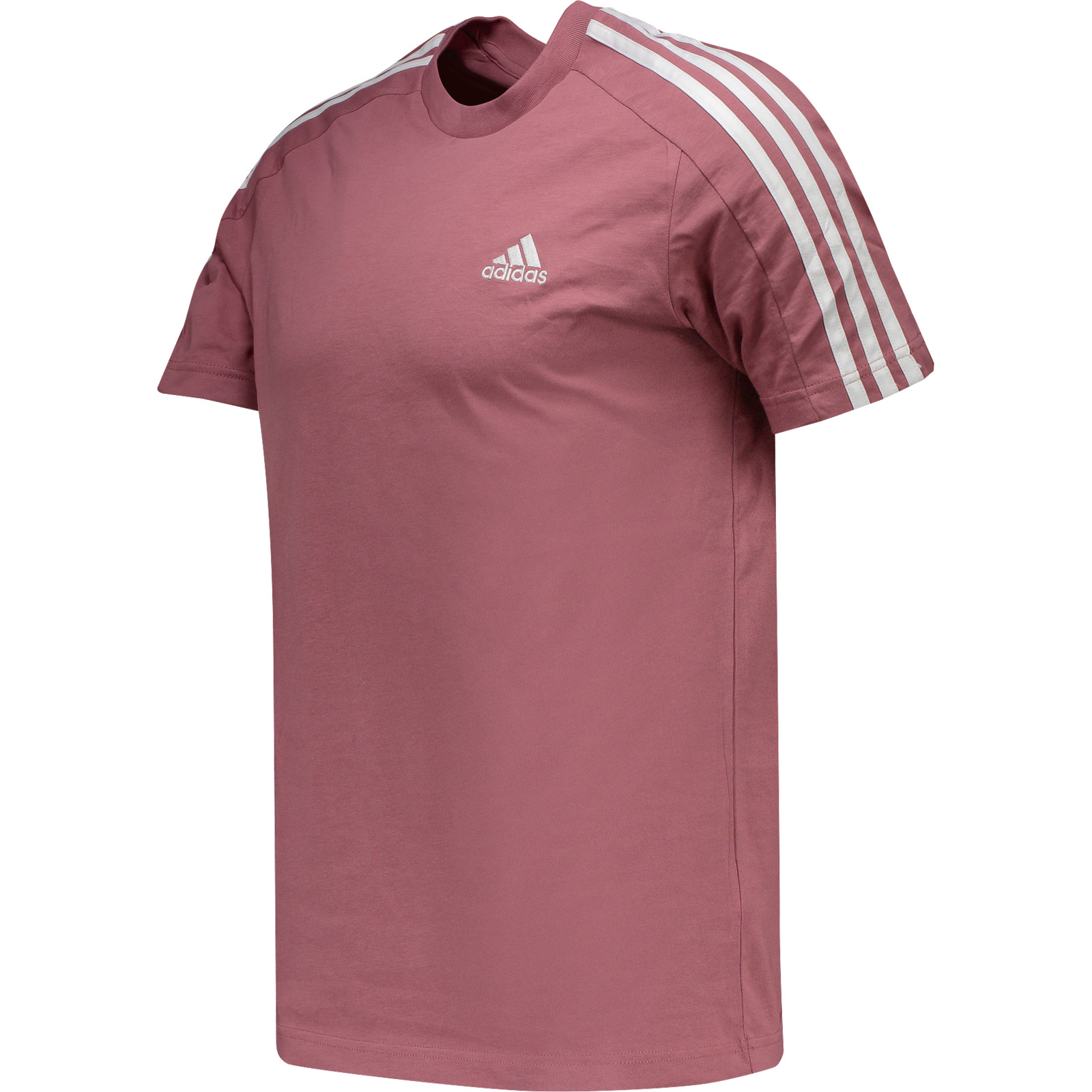 Adidas Herren-T-Shirt 3S SJ L, brombeer