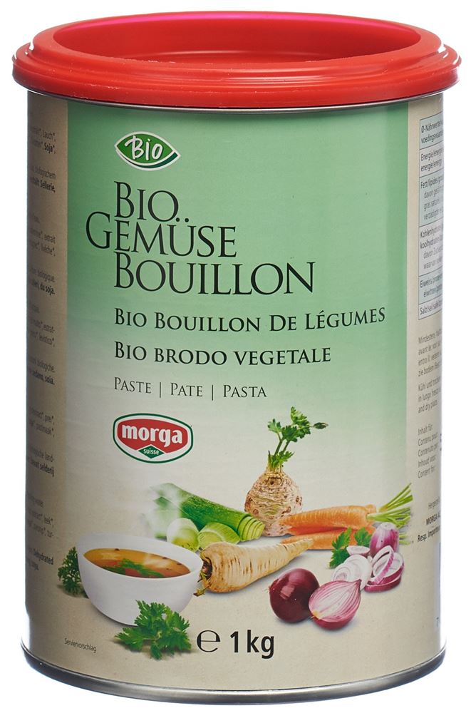 MORGA Gemüse Bouillon Paste Bio Ds 1000 g