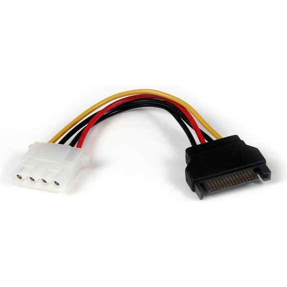StarTech.com Adaptateur de câble d'alimentation SATA 15 cm vers LP4 - F/M