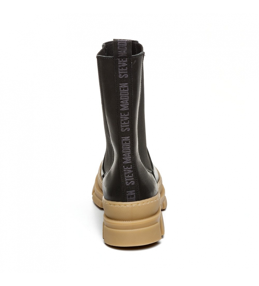 Botas Steve Madden Filina de couro preto