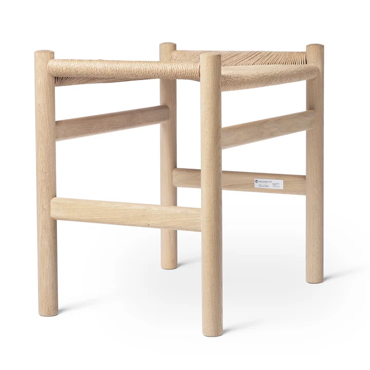 Carl Hansen - CH53 Hocker, Eiche geseift / natur