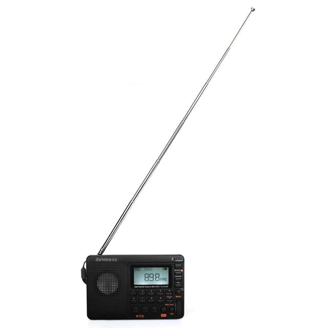 RETEKESS bærbar FM AM-radio MP3-afspiller med digitalt display
